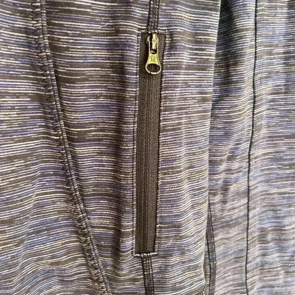 RARE Lululemon Full Zip Nice Asana Jacket - Wee Are From Space Cadet Blue - Picture 12 of 16